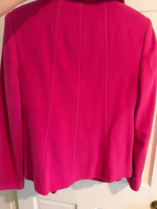 LOUBEN L Pink jacket and top Wool-Blend Button Jacket - Picture 7 of 7